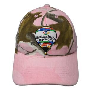 Graffiti Baseball Cap Pink Green Strapback OS Touchstone Energy Camo Balloon Hat